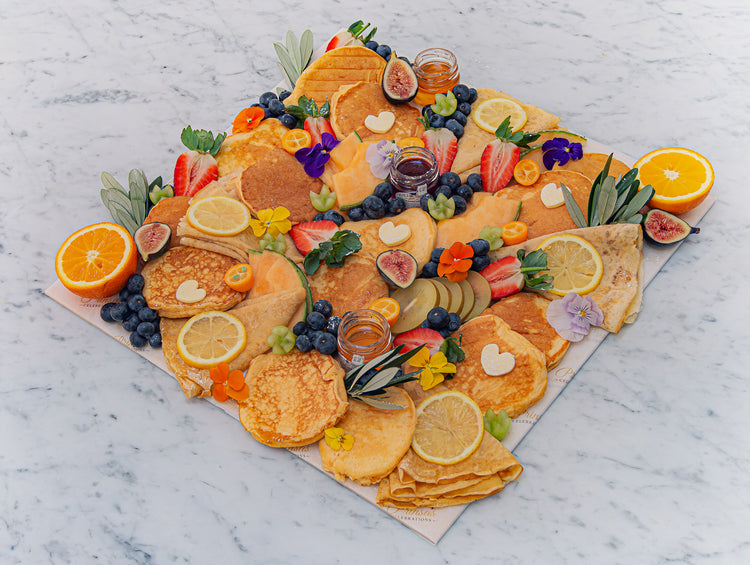 Fluffy Ricotta Pancakes & Crêpes Platter