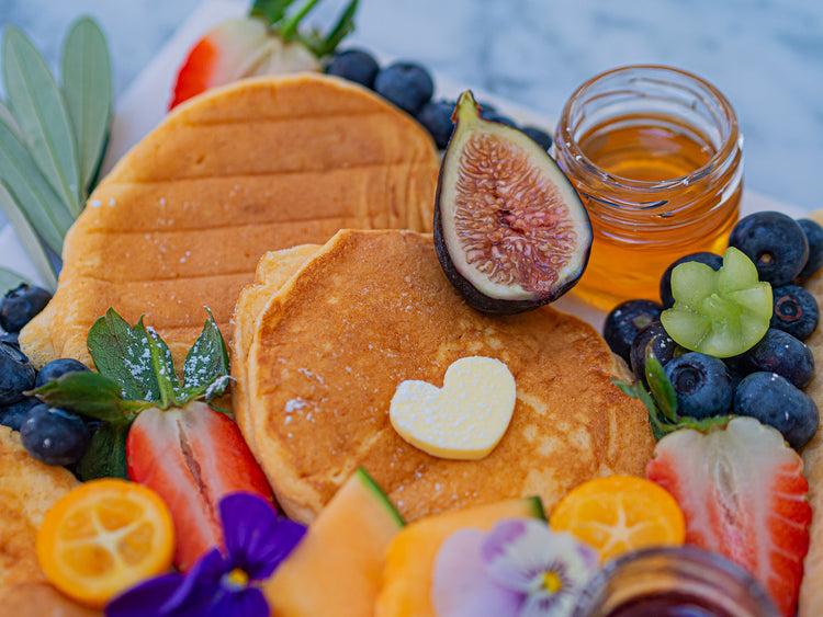 Fluffy Ricotta Pancakes & Crêpes Platter